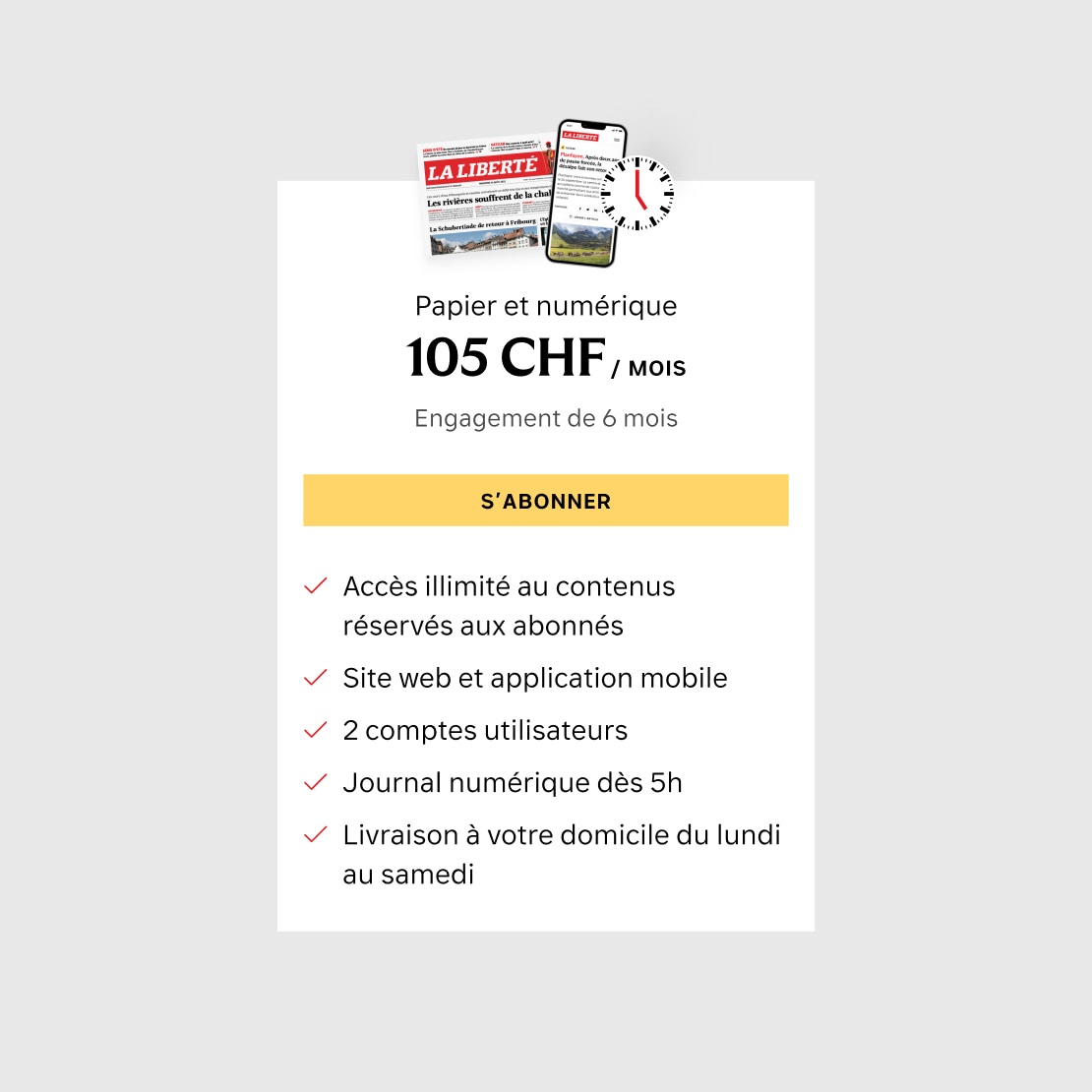 Documentation d'un teaser d'article.